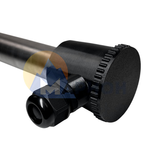 Колбовый погружной нагреватель КПН L=2000, 5,0кВт, 380В, Нерж сталь AISI 316L