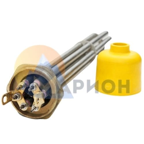 Блок ТЭН-6,0кВт, 220В (320мм.) G1 1/4" нерж/латунь (трубка + колпак) HTH